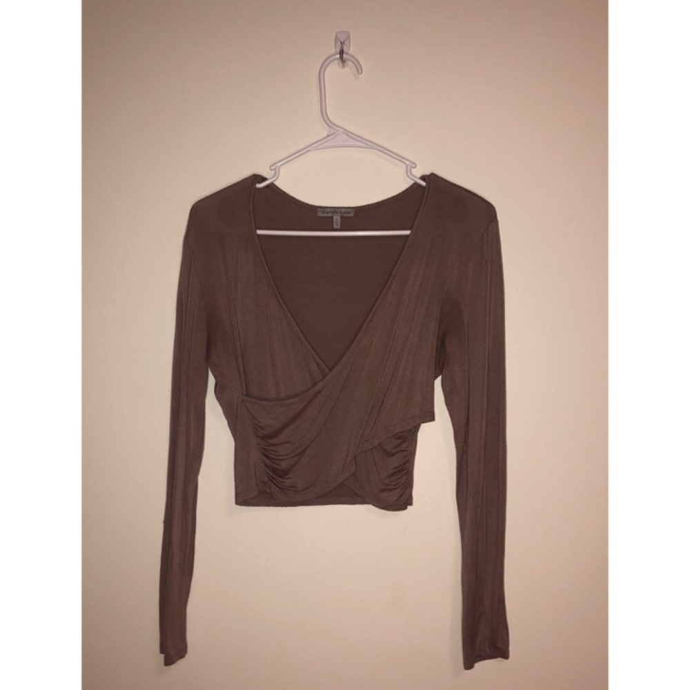 Wrap crop top